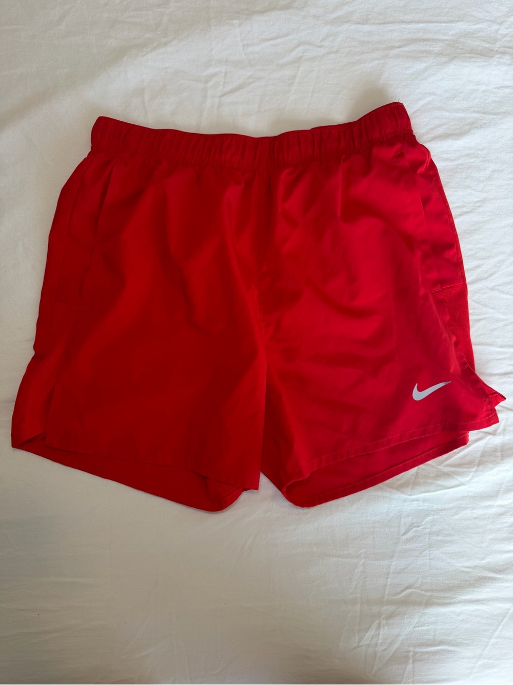 Nike Dri-FIT 10K red running shorts